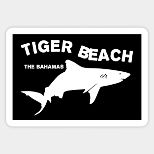 Swimming with Sharks at Tiger Beach - Grand Bahama Island - the Bahamas Sticker